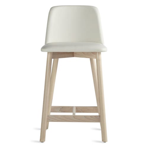 Chip Leather Counter Stool view 1