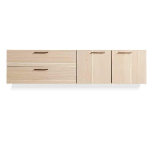 Shale 2 Door / 2 Drawer Wall-Mounted Cabinet view 1