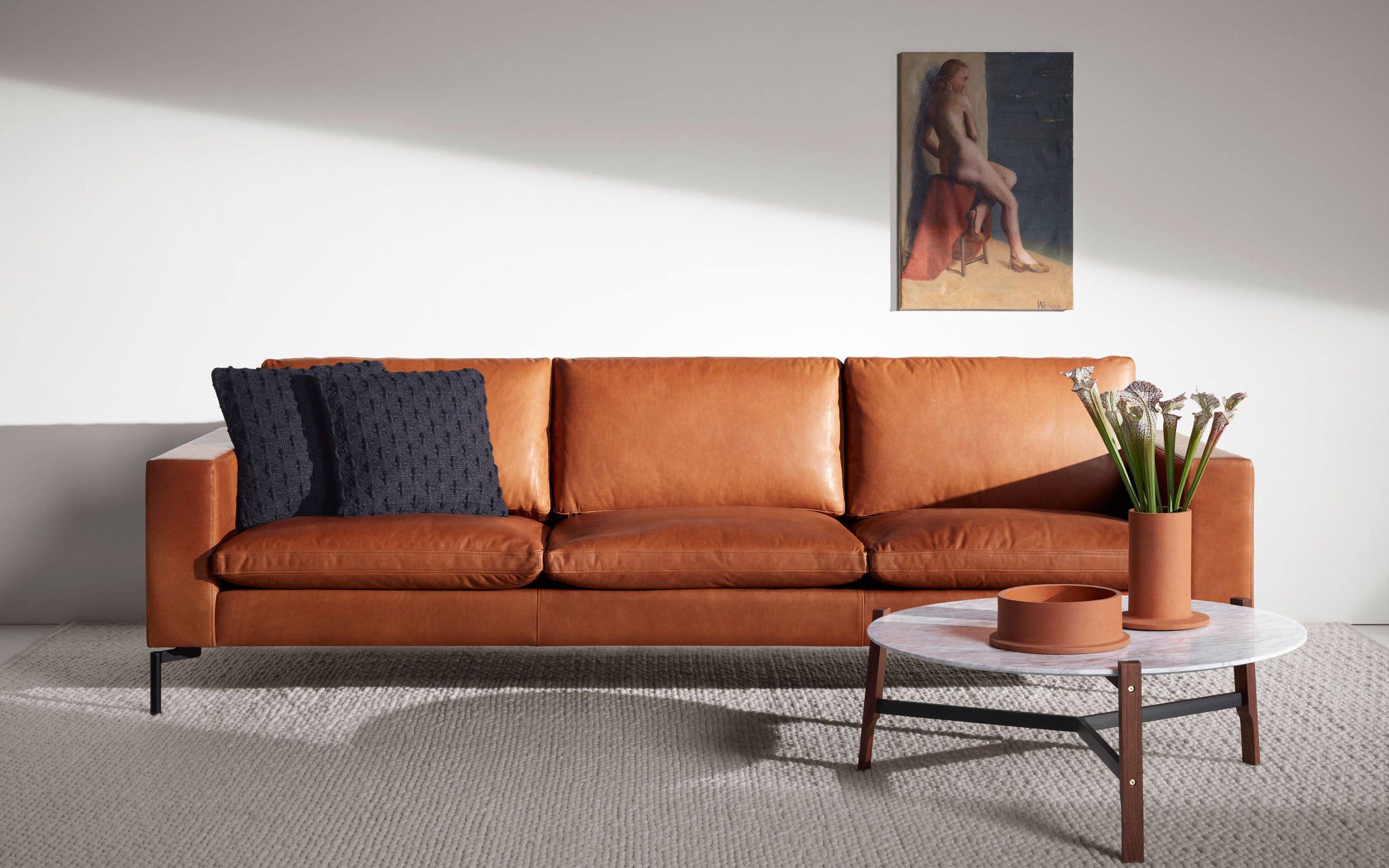New Standard 92 Inch Leather Sofa Modern Sofas and New Standard 92 Inch Leather Sofa Modern Sofas and